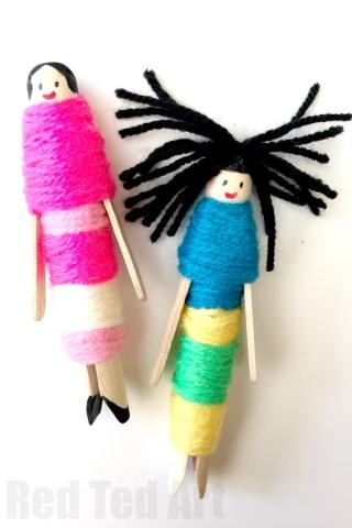 worry dolls drop in craft